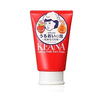 KEANA 重曹＆ぶどう洗顔料 6個セット 試してみた】毛穴撫子 ジューシーぶどうの重曹泡洗顔 の効果・肌